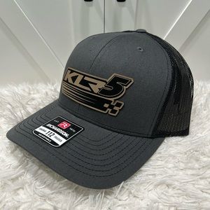 Laser engraved, Kyle Larson Hendrick Motorsports. Richardson 112 trucker hat.